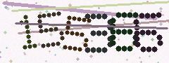 CAPTCHA mit sechs verzerrten Ziffern