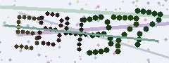 CAPTCHA mit sechs verzerrten Ziffern