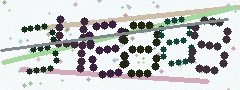 CAPTCHA mit sechs verzerrten Ziffern