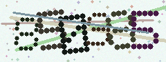 CAPTCHA mit sechs verzerrten Ziffern