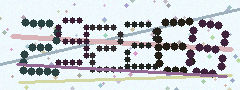 CAPTCHA mit sechs verzerrten Ziffern