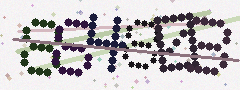 CAPTCHA mit sechs verzerrten Ziffern