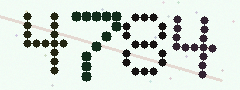 CAPTCHA mit vier gut lesbaren Ziffern