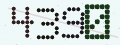 CAPTCHA mit vier gut lesbaren Ziffern