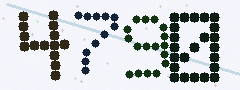 CAPTCHA mit vier gut lesbaren Ziffern