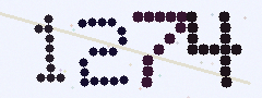 CAPTCHA mit vier gut lesbaren Ziffern