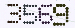 CAPTCHA mit vier gut lesbaren Ziffern