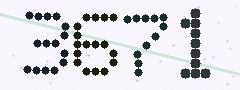 CAPTCHA mit vier gut lesbaren Ziffern