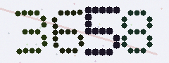 CAPTCHA mit vier gut lesbaren Ziffern
