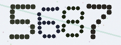 CAPTCHA mit vier gut lesbaren Ziffern