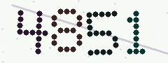 CAPTCHA mit vier gut lesbaren Ziffern