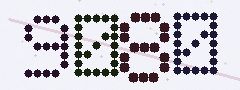 CAPTCHA mit vier gut lesbaren Ziffern