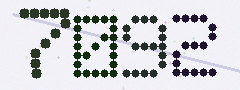 CAPTCHA mit vier gut lesbaren Ziffern