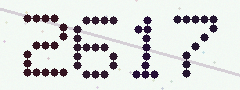 CAPTCHA mit vier gut lesbaren Ziffern