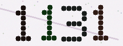 CAPTCHA mit vier gut lesbaren Ziffern