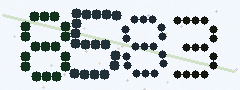 CAPTCHA mit vier gut lesbaren Ziffern