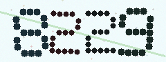 CAPTCHA mit vier gut lesbaren Ziffern