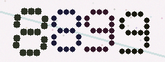 CAPTCHA mit vier gut lesbaren Ziffern
