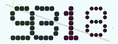 CAPTCHA mit vier gut lesbaren Ziffern