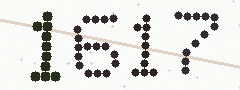 CAPTCHA mit vier gut lesbaren Ziffern