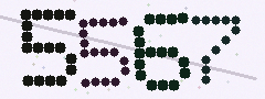 CAPTCHA mit vier gut lesbaren Ziffern