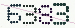 CAPTCHA mit vier gut lesbaren Ziffern