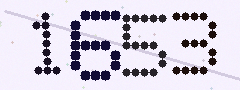 CAPTCHA mit vier gut lesbaren Ziffern