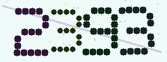 CAPTCHA mit vier gut lesbaren Ziffern