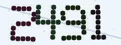 CAPTCHA mit vier gut lesbaren Ziffern