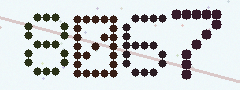 CAPTCHA mit vier gut lesbaren Ziffern