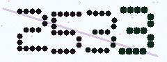 CAPTCHA mit vier gut lesbaren Ziffern
