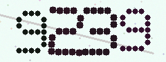 CAPTCHA mit vier gut lesbaren Ziffern