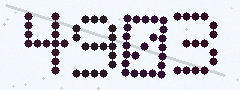 CAPTCHA mit vier gut lesbaren Ziffern