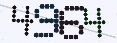 CAPTCHA mit vier gut lesbaren Ziffern