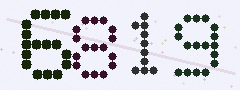 CAPTCHA mit vier gut lesbaren Ziffern