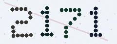 CAPTCHA mit vier gut lesbaren Ziffern