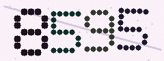 CAPTCHA mit vier gut lesbaren Ziffern