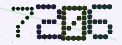 CAPTCHA mit vier gut lesbaren Ziffern
