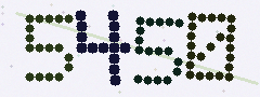 CAPTCHA mit vier gut lesbaren Ziffern
