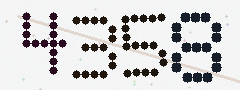 CAPTCHA mit vier gut lesbaren Ziffern
