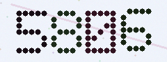 CAPTCHA mit vier gut lesbaren Ziffern