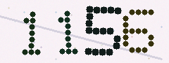 CAPTCHA mit vier gut lesbaren Ziffern