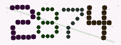 CAPTCHA mit vier gut lesbaren Ziffern