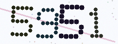 CAPTCHA mit vier gut lesbaren Ziffern
