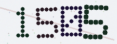 CAPTCHA mit vier gut lesbaren Ziffern