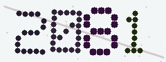 CAPTCHA mit vier gut lesbaren Ziffern