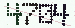 CAPTCHA mit vier gut lesbaren Ziffern