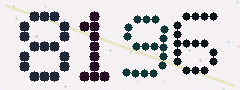CAPTCHA mit vier gut lesbaren Ziffern