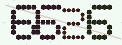 CAPTCHA mit vier gut lesbaren Ziffern