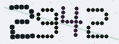 CAPTCHA mit vier gut lesbaren Ziffern